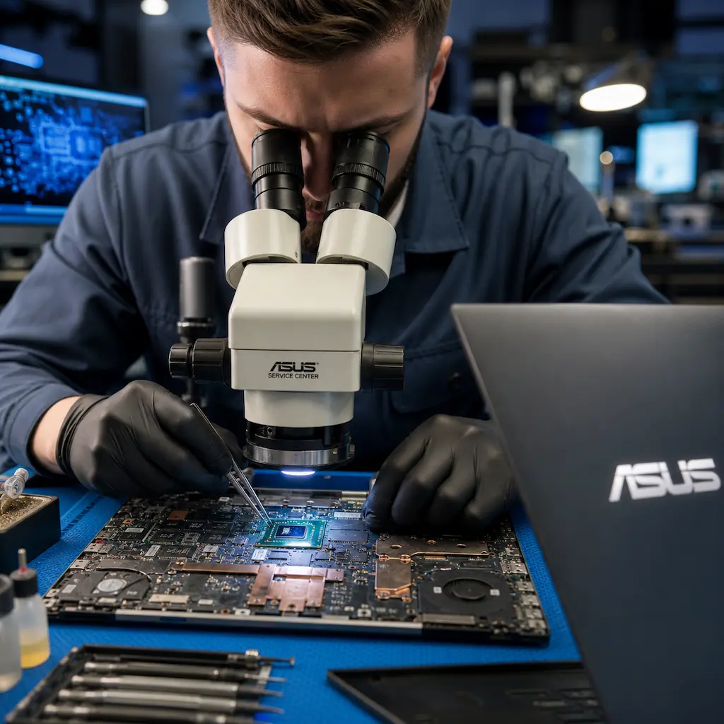 Замена видеокарты ноутбука Asus в Курске