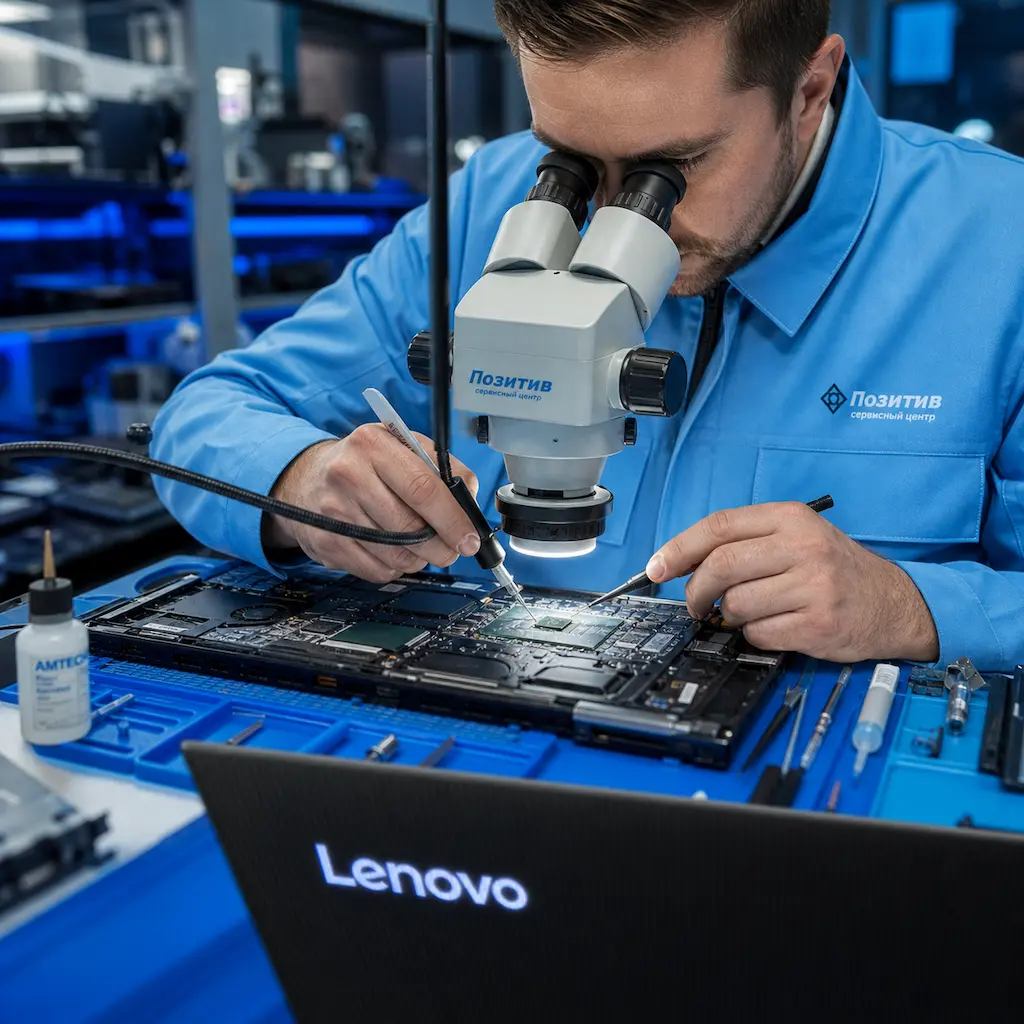 Замена видеокарты ноутбука Lenovo в Курске