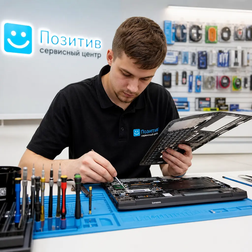 заменить клавиатуру на ноутбуке Lenovo в Курске