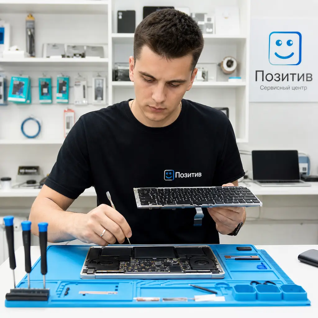 заменить клавиатуру на Apple Macbook в Курске