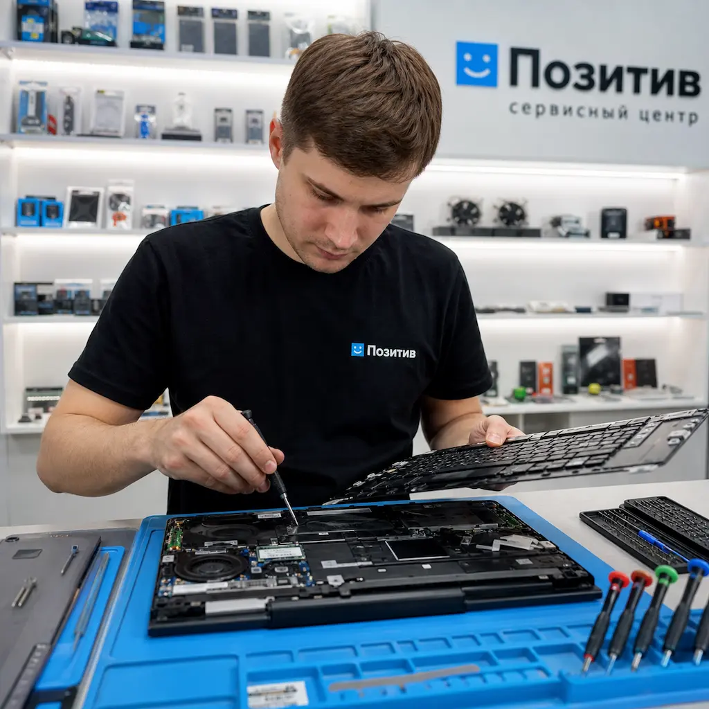 заменить клавиатуру на ноутбуке Samsung в Курске