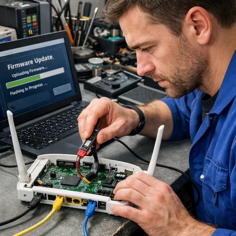 Обновление прошивки роутера в Курске