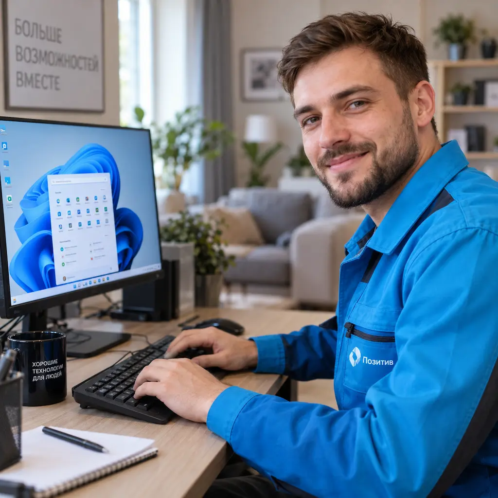 Настройка Windows в Курске на дому
