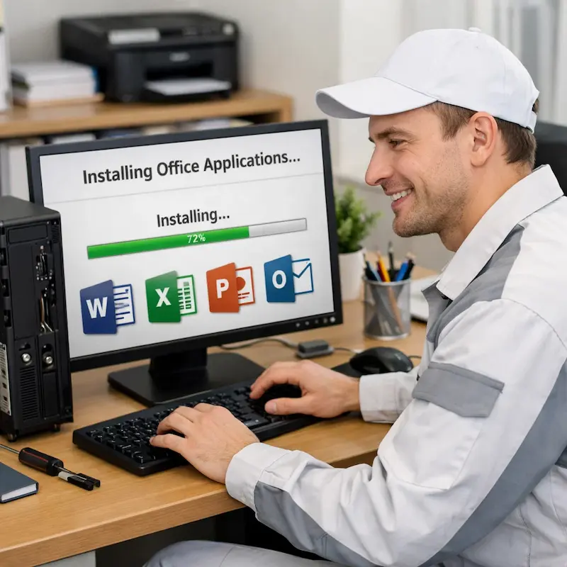 Установка и настройка программ на компьютере в Курске