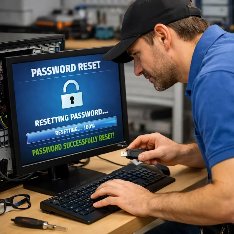 Сброс пароля от компьютера в Курске