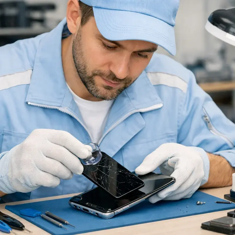 Заменить сенсорное стекло на смартфоне в Курске