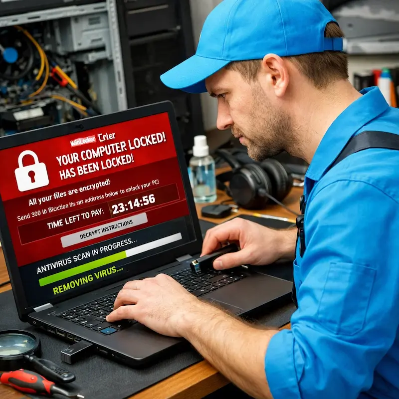 Удалить винлокер в Курске